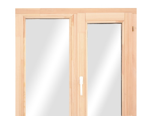 Holzfenster Kiefer 1460 mm x 1470 mm x 68 mm