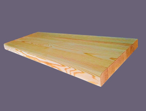 Siberian Pine Engineered Stair Tread 40 mm x 300 mm x 1000 mm