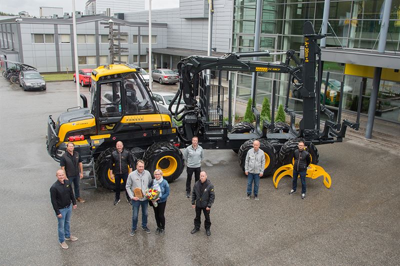 Ponsse manufactures its 17,000th forest machine