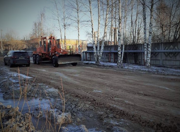 ЛПК «Кипелово» отремонтировал участок муниципальной дороги в Вологодской обл.