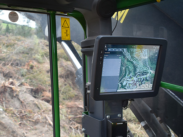 Waratah Forestry Equipment enhances TimberRiteTM H-16 with mapping technology option