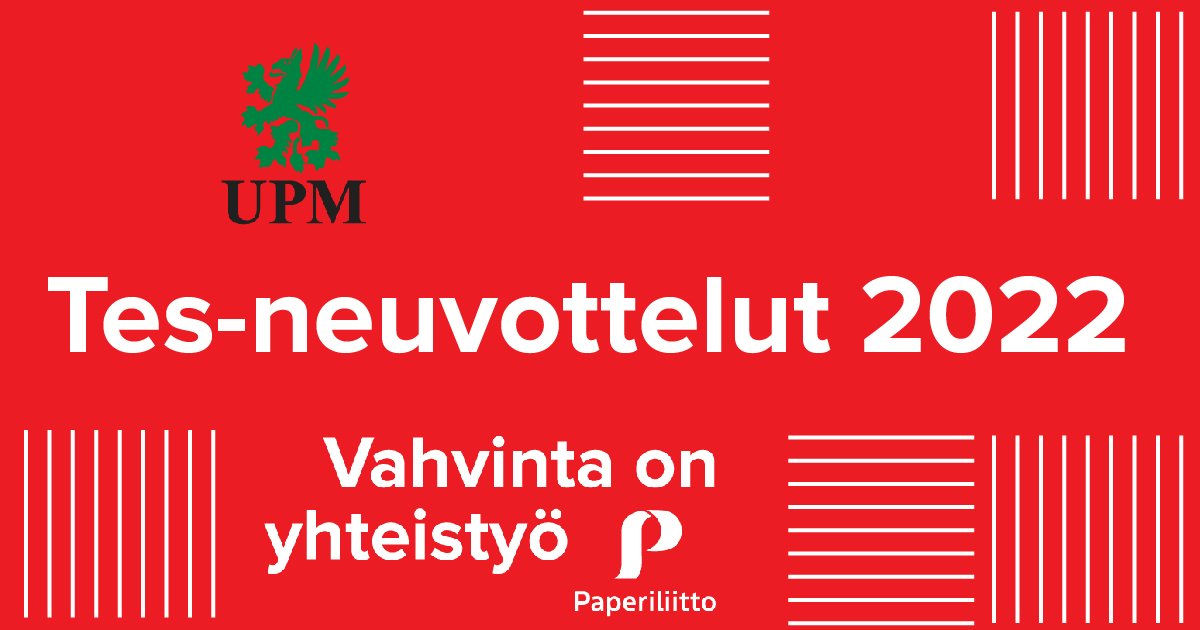 Переговоры UPM и Союза бумажников прерваны, забастовка продолжается