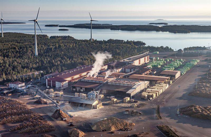 Södra ends furlough scheme at Mönsterås sawmill in Sweden