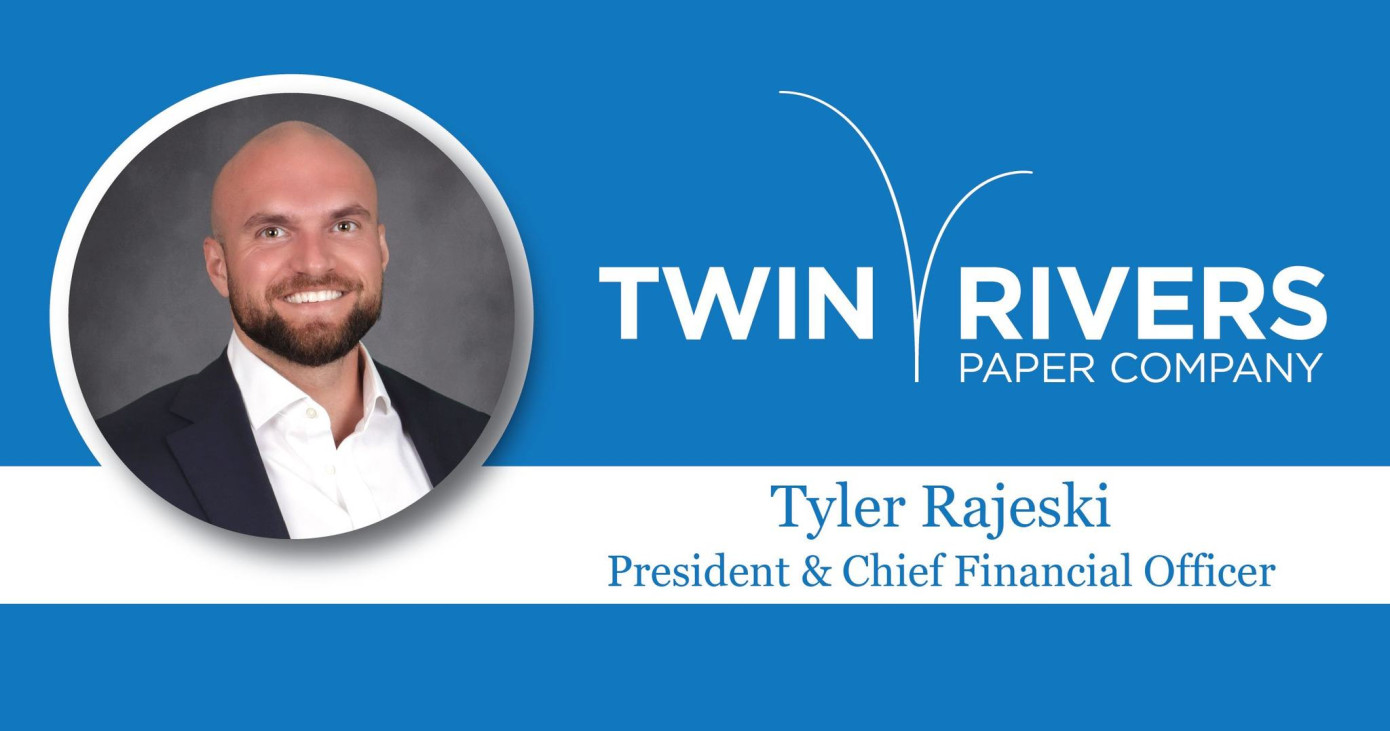 Тайлер Раески назначен финансовым директором Twin Rivers Paper Company