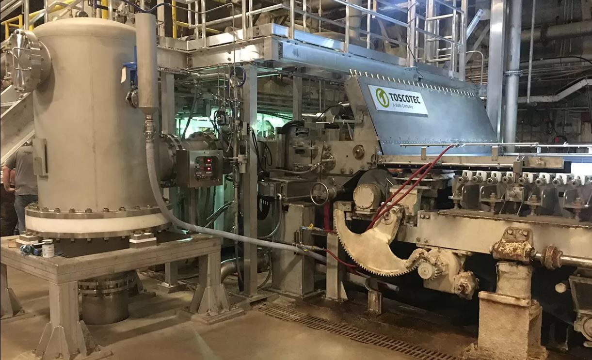 Toscotec реконструировала бумагоделательную машину на заводе BiOrigin Specialty Products в США