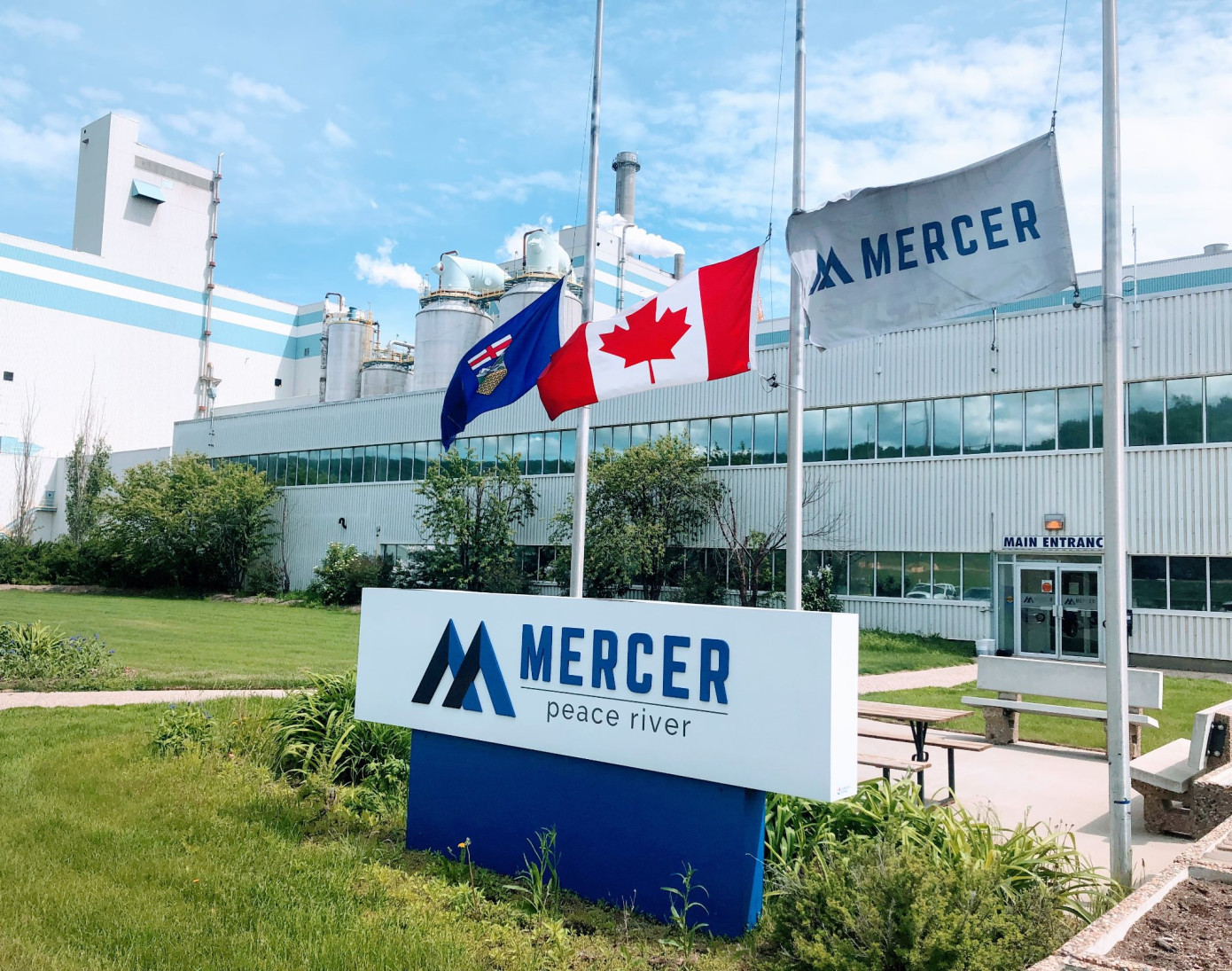 Mercer International остановила работу целлюлозного завода в Канаде