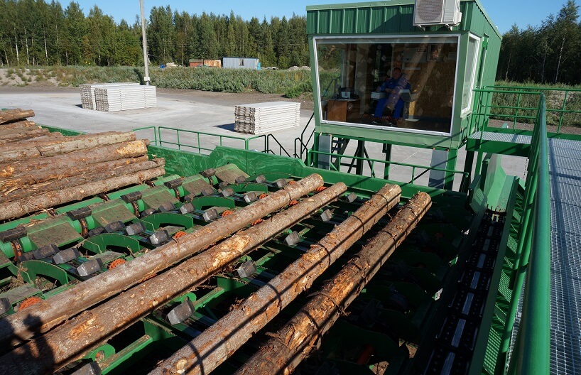 Hekotek supplies sawmill equipment to Etablissements GAIFFE SARL in France