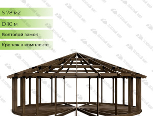 Каркасный дом Ель-Сосна (S-P) 78 м<sup>2</sup>