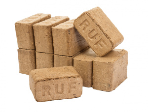 RUF Wood Briquettes 100 mm x 60 mm x 150 mm