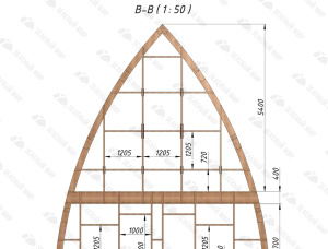 Каркасный дом Ель-Сосна (S-P) 168 м<sup>2</sup>