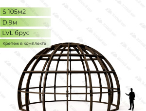 Каркасный дом Ель-Сосна (S-P) 105 м<sup>2</sup>