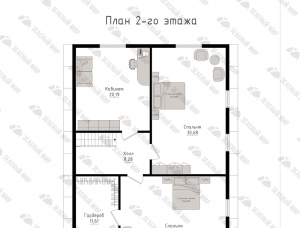 Каркасный дом Ель-Сосна (S-P) 220 м<sup>2</sup>