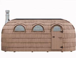 Каркасный дом Ель-Сосна (S-P) 10.9 м<sup>2</sup>