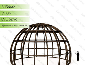 Каркасный дом Ель-Сосна (S-P) 134 м<sup>2</sup>