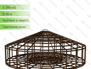 Каркасный дом Ель-Сосна (S-P) 250 м<sup>2</sup>