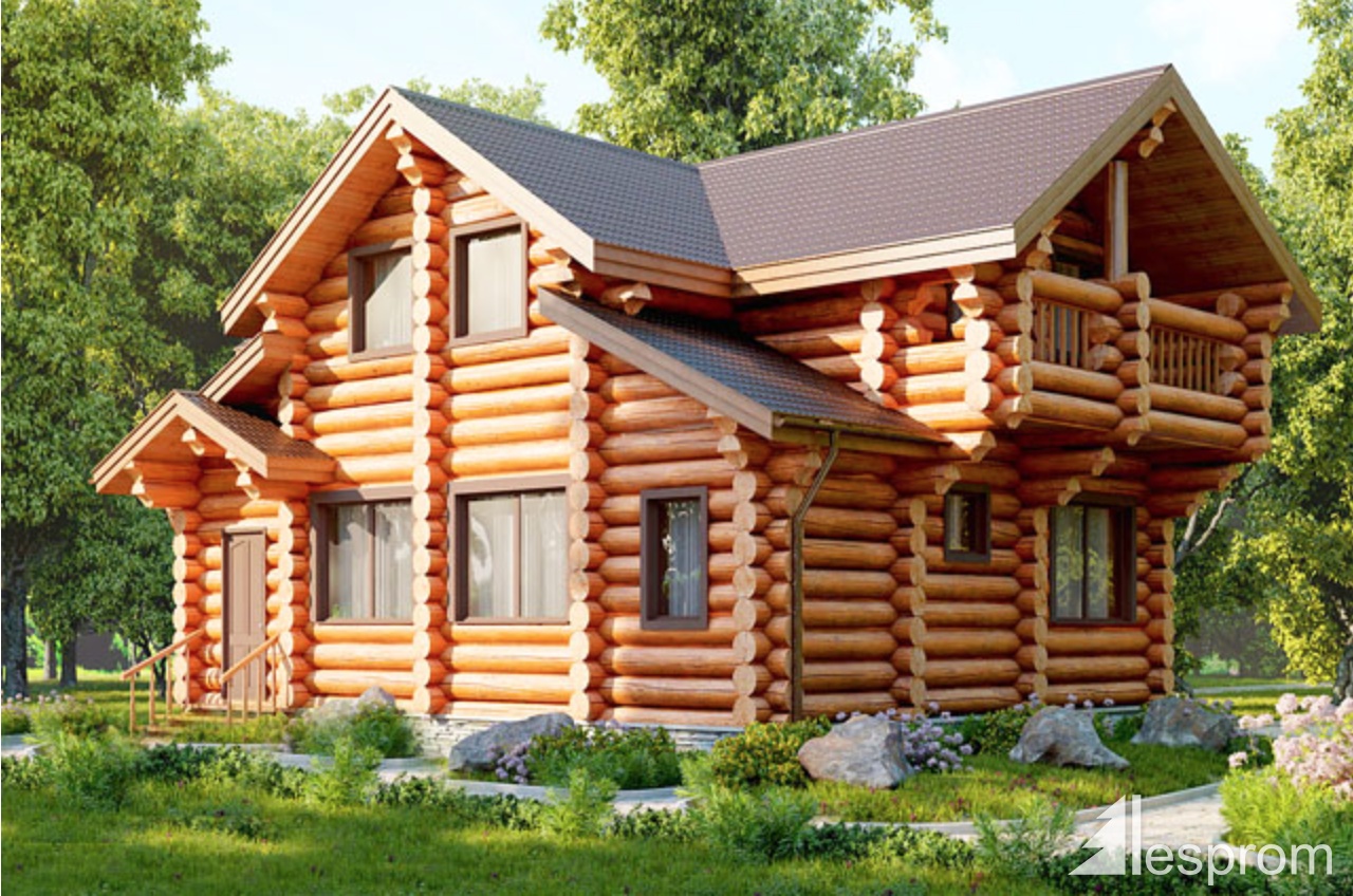 Cylinder Log Wall Prefab Sets House Kits