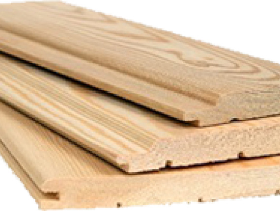 KD Siberian Larch V-Groove Paneling 14 mm x 96 mm x 4000 mm